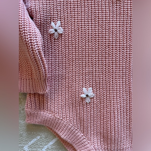 Oversized knit sweater romper -SOLD - Picture 2 of 3